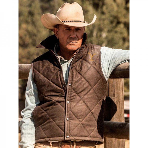 Inspired By Yellowstone Season John Dutton Quilted Vest