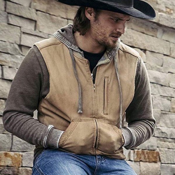 Inspired By Luke Grimes Yellowstone Brown Vest