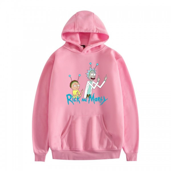 Unisex Streetwear Funny Backwoods Rick and Morty Hoodies