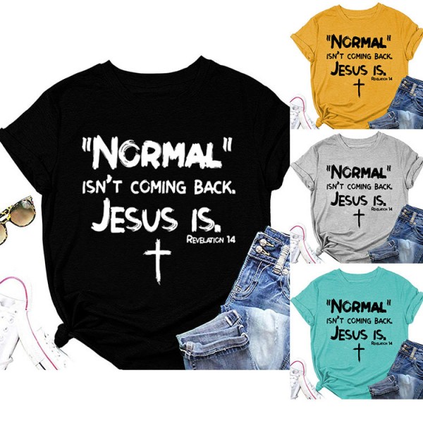 Trendy Normal Isn't Coming Back But Jesus Is Revelation 14 SVG Shirt