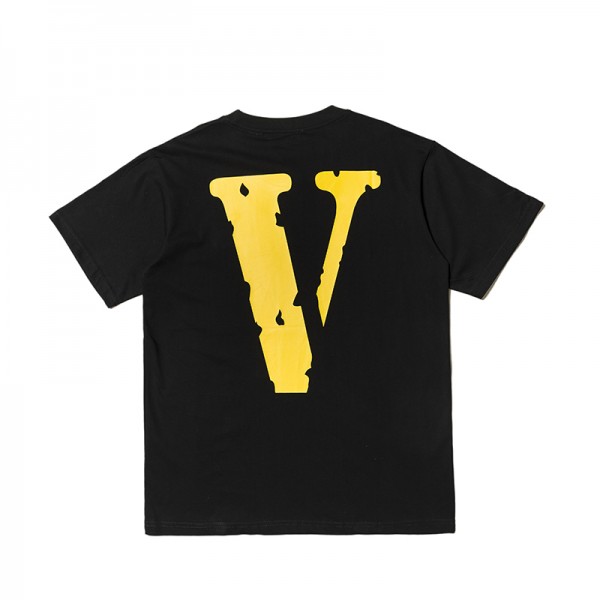 Casual Vlone Smiley Face Printed Tee