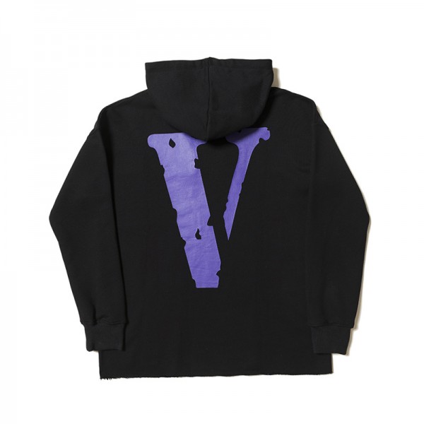 Unisex Pullover Purple Vlone Printed Hoodies