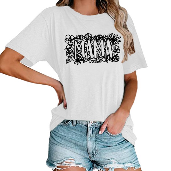 Fashion Mama Letter Graphic Tee
