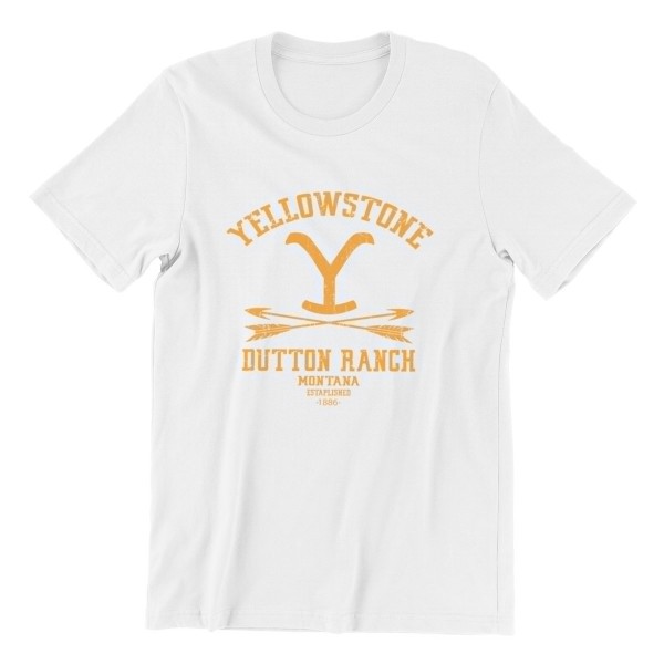 White Yellowstone Dutton Ranch Shirts