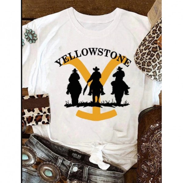Womens Yellowstone Graphic Style Shirts