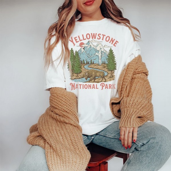 Womens Yellowstone National Park Graphic Shirts