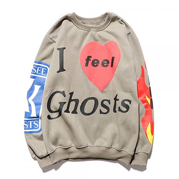 Unisex I Feel Ghosts Crewneck Sweatshirts