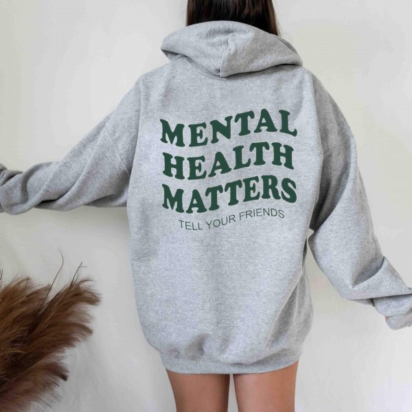Preppy Mental Health Matters Tell Your Friends Hoodies