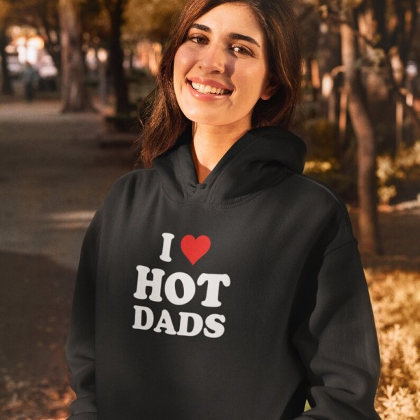I Heart Hot Dads Hoodies