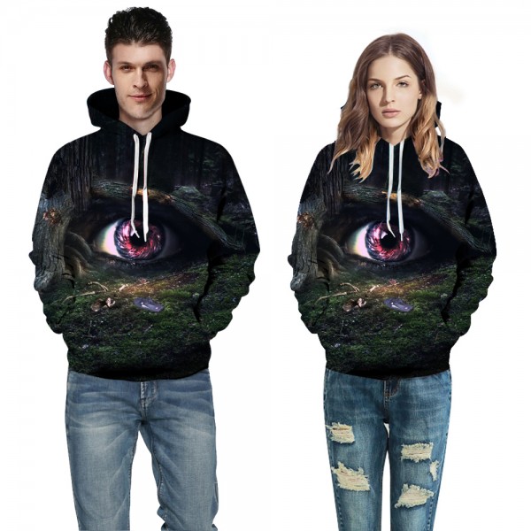 Eye Of The Forest 3D Hoodies Sweatshirt Pullover