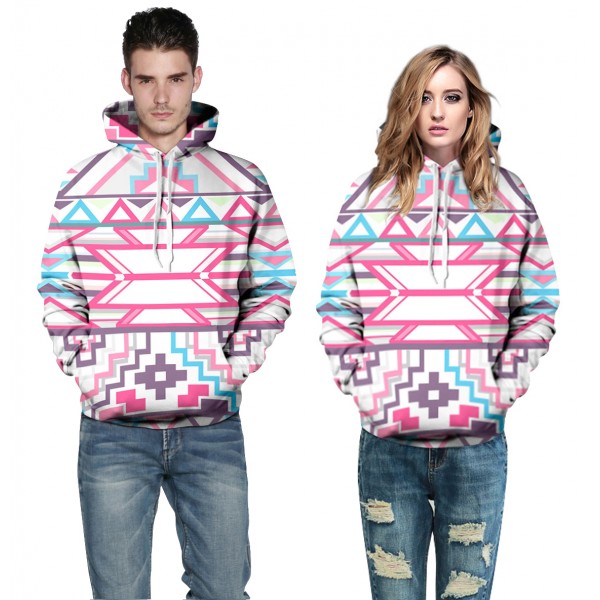 Geometry 3D Printed Hoodies Sweatshirt Pullover