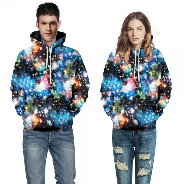 Galaxy Hoodies 3D Printed Sweatshirt Pullover