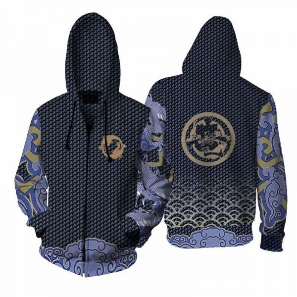Overwatch Hoodie - Hanzo Overwatch 3D Zip Up Hoodies Jacket Coat