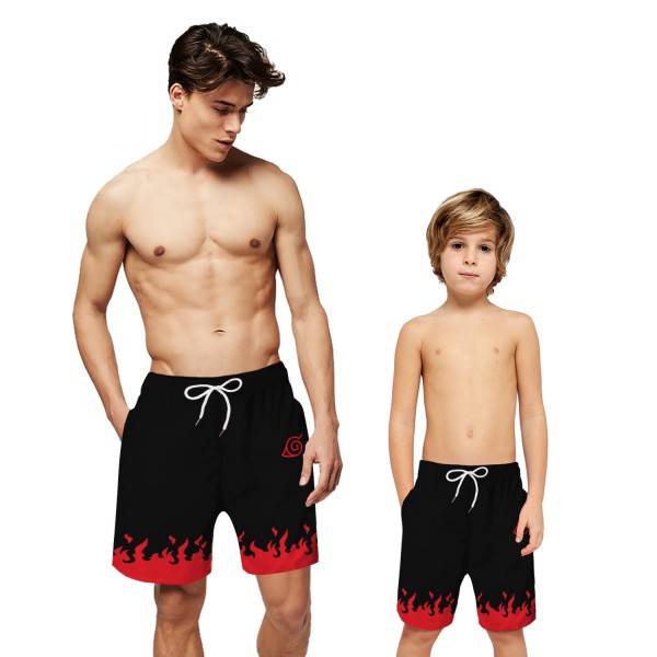 Naruto Swim Trunks Shorts 3D Beach Shorts For Men Boys